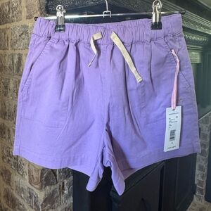 Kids Vineyard Vines Lavender Drawstring Athletic Shorts